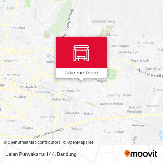 Jalan Purwakarta 144 map