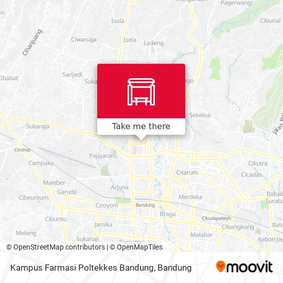 Kampus Farmasi Poltekkes Bandung map