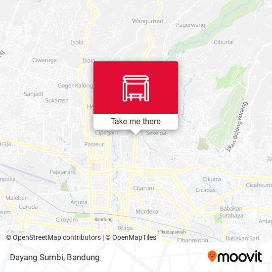 Dayang Sumbi map