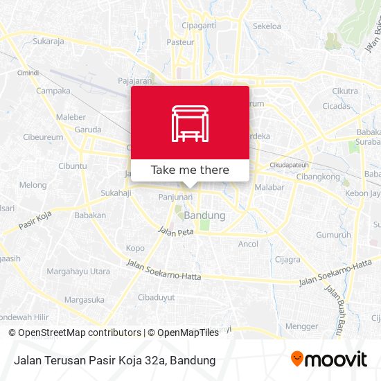 Jalan Terusan Pasir Koja 32a map