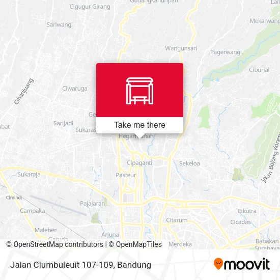 Jalan Ciumbuleuit 107-109 map