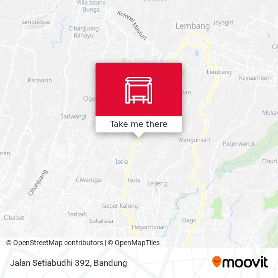 Jalan Setiabudhi 392 map