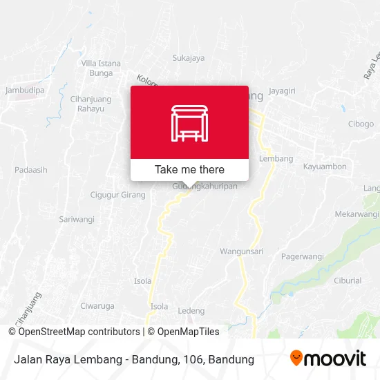 Jalan Raya Lembang - Bandung, 106 map