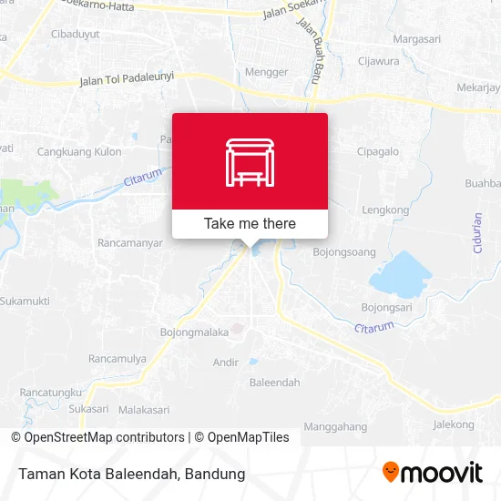 Taman Kota Baleendah map
