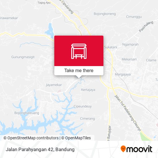 Jalan Parahyangan 42 map