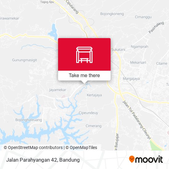 Jalan Parahyangan 42 map