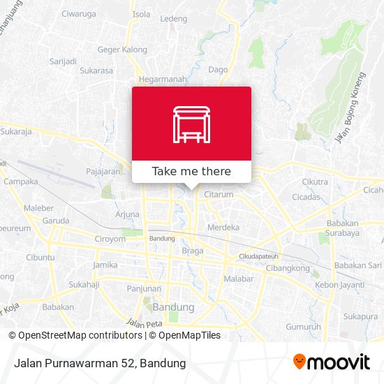Jalan Purnawarman 52 map