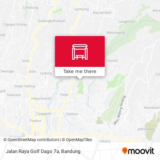 Jalan Raya Golf Dago 7a map