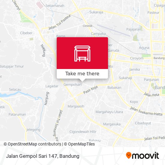 Jalan Gempol Sari 147 map