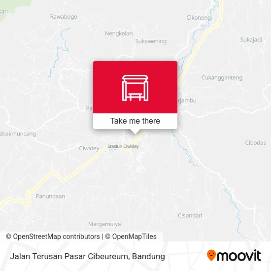 Jalan Terusan Pasar Cibeureum map