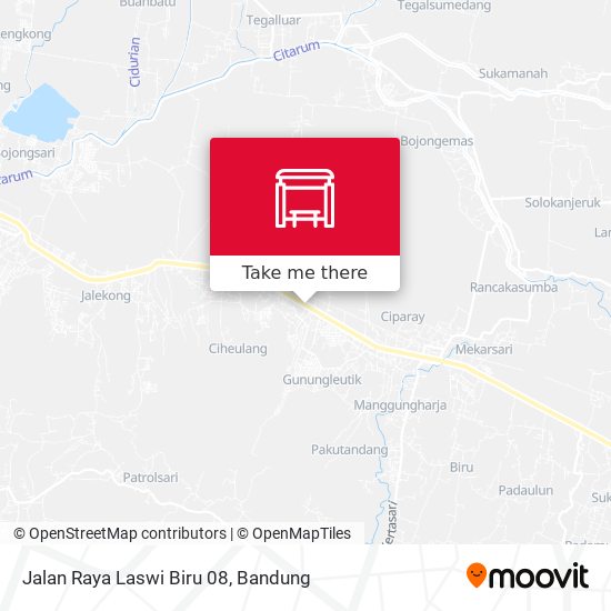 Jalan Raya Laswi Biru 08 map