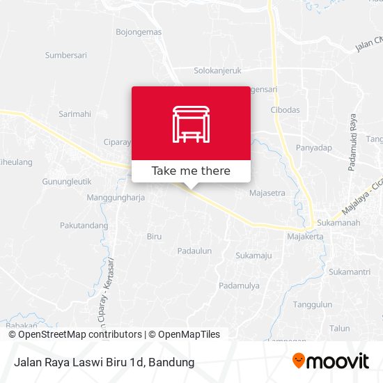 Jalan Raya Laswi Biru 1d map