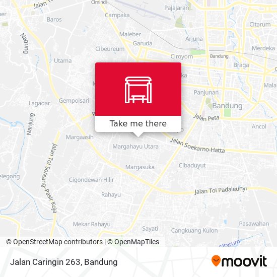Jalan Caringin 263 map