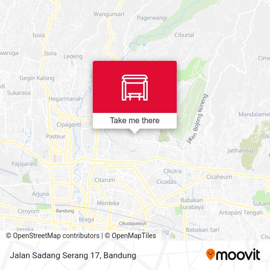 Jalan Sadang Serang 17 map