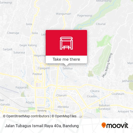 Jalan Tubagus Ismail Raya 40a map