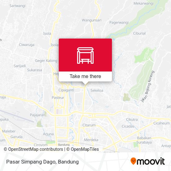Pasar Simpang Dago map