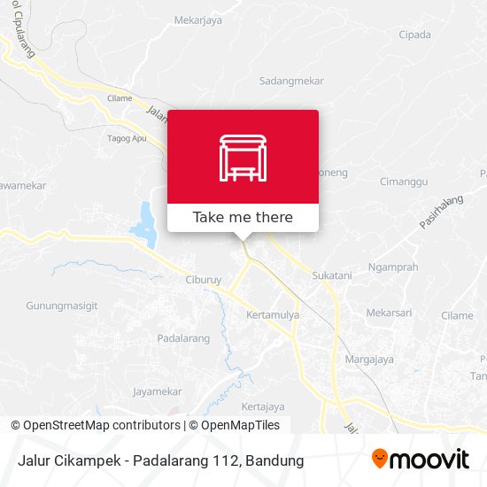 Jalur Cikampek - Padalarang 112 map