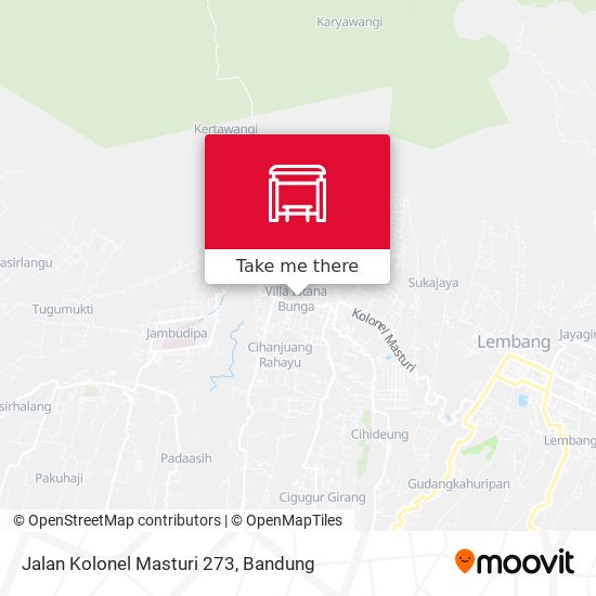 Jalan Kolonel Masturi 273 map