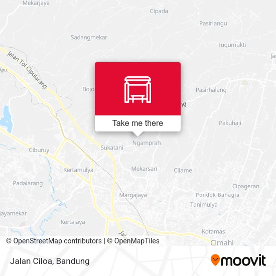 Jalan Ciloa map