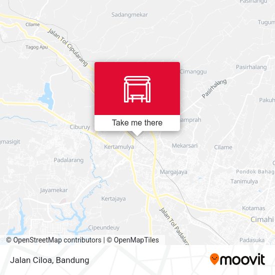 Jalan Ciloa map