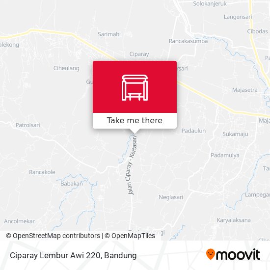 Ciparay Lembur Awi 220 map