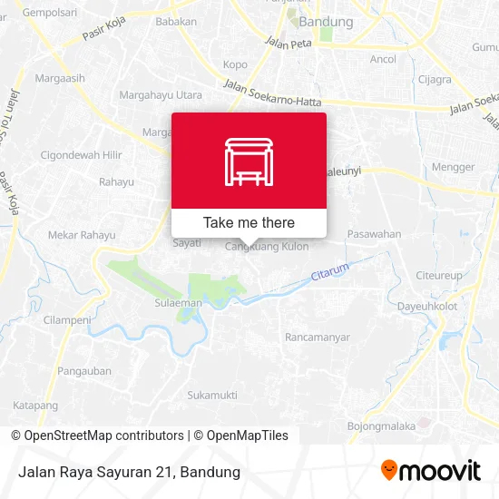 Jalan Raya Sayuran 21 map