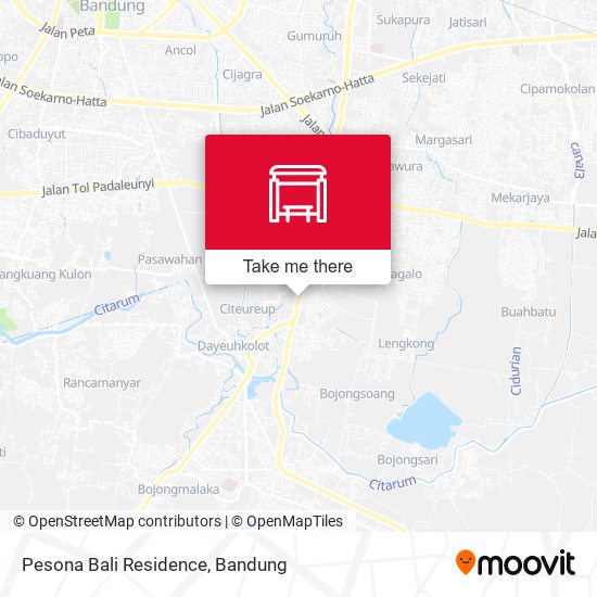 Pesona Bali Residence map