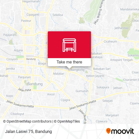 Jalan Laswi 75 map
