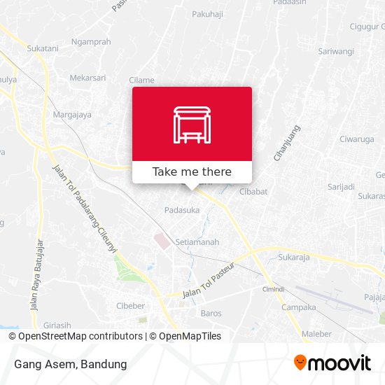 Gang Asem map