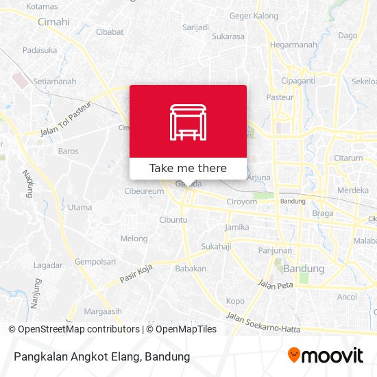 Pangkalan Angkot Elang map