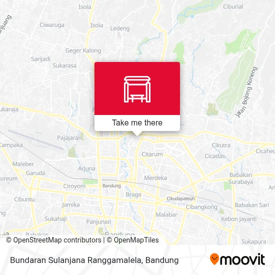 Bundaran Sulanjana Ranggamalela map