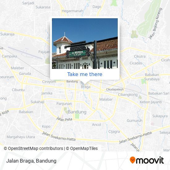 Jalan Braga map