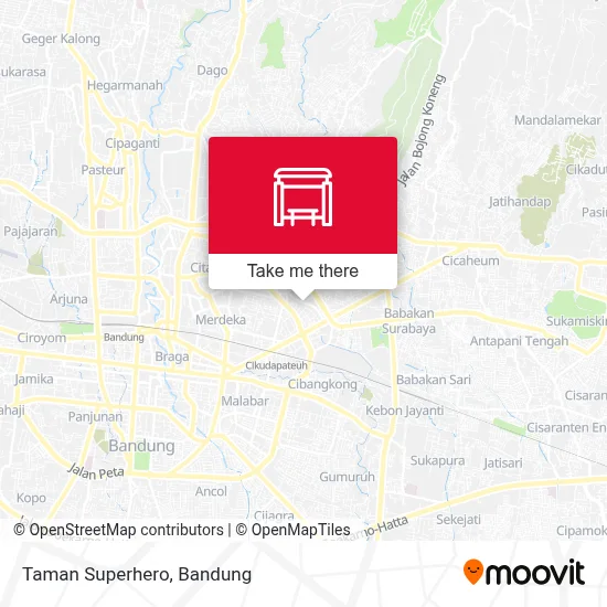 Taman Superhero map