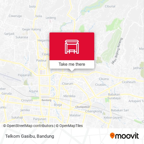 Telkom Gasibu map