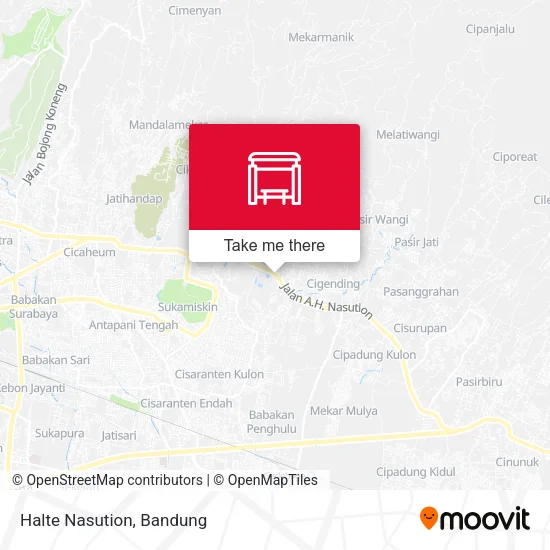 Halte Nasution map