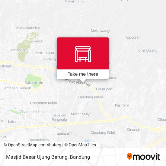 Masjid Besar Ujung Berung map