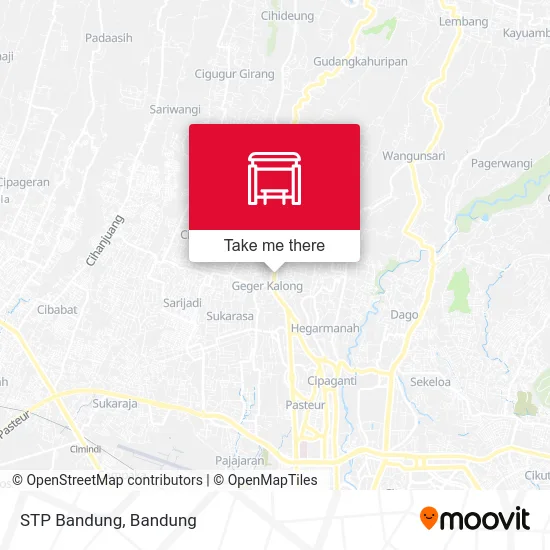 STP Bandung map