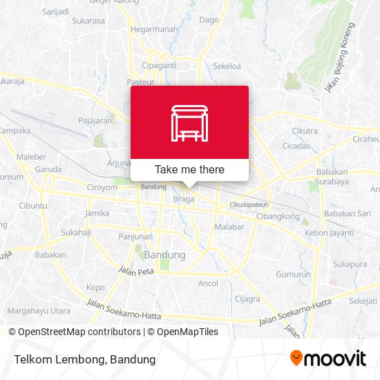 Telkom Lembong map