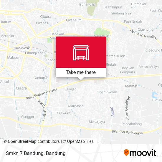 Smkn 7 Bandung map