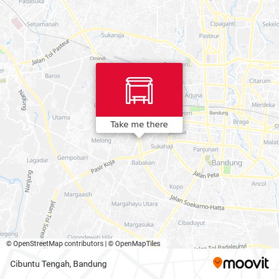 Cibuntu Tengah map