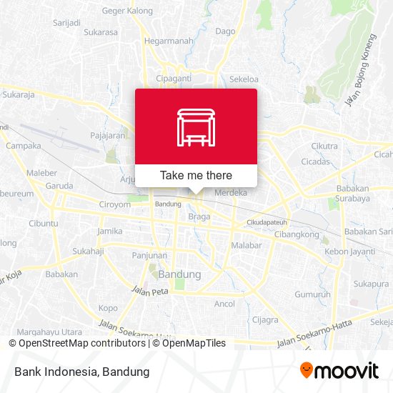 Bank Indonesia map