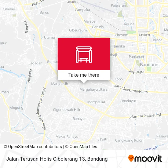 Jalan Terusan Holis Cibolerang 13 map