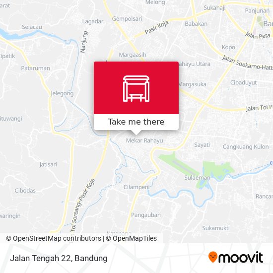 Jalan Tengah 22 map