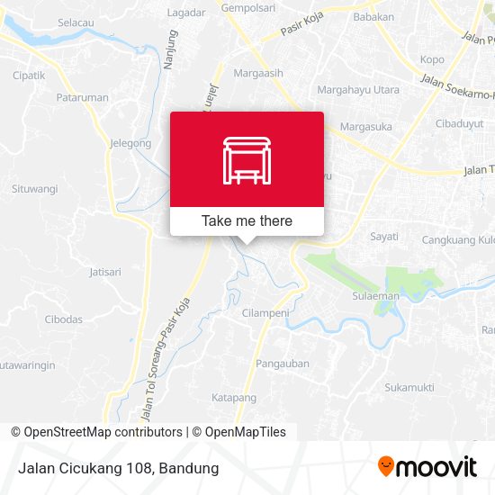 Jalan Cicukang 108 map