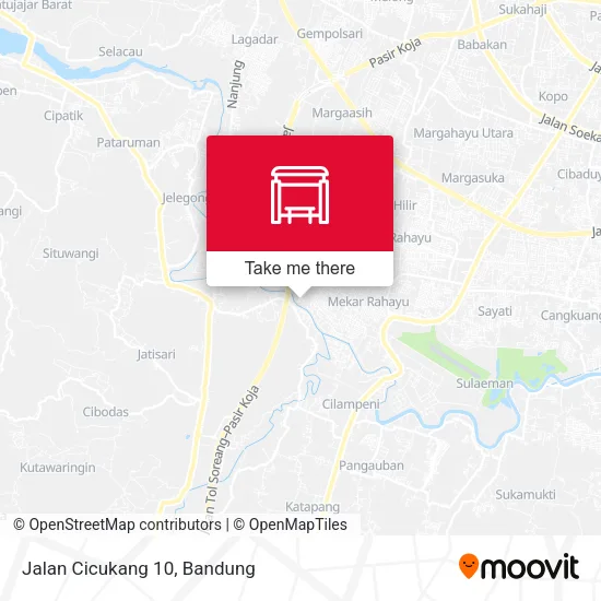 Jalan Cicukang 10 map