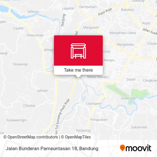 Jalan Bunderan Pameuntasan 18 map