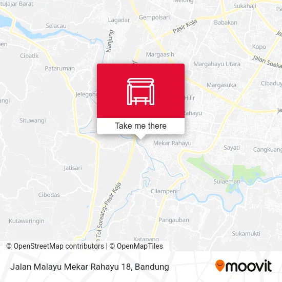 Jalan Malayu Mekar Rahayu 18 map