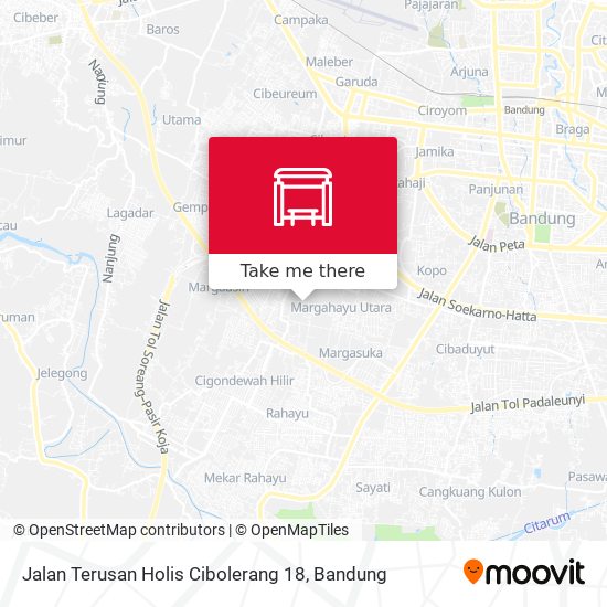 Jalan Terusan Holis Cibolerang 18 map