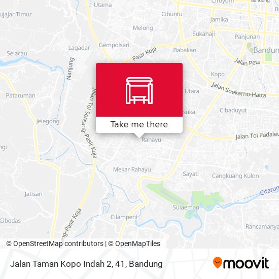 Jalan Taman Kopo Indah 2, 41 map