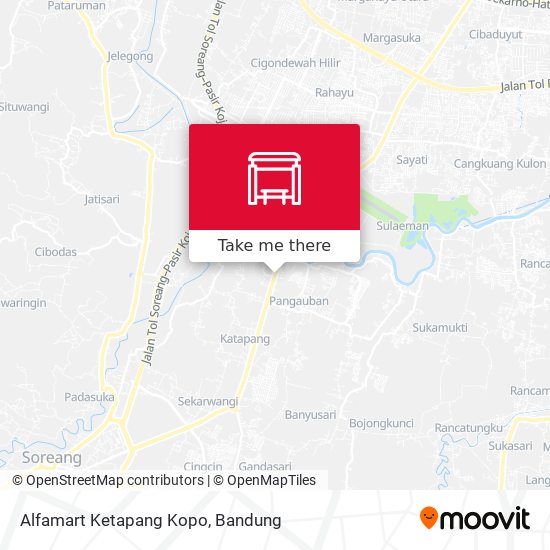 Alfamart Ketapang Kopo map